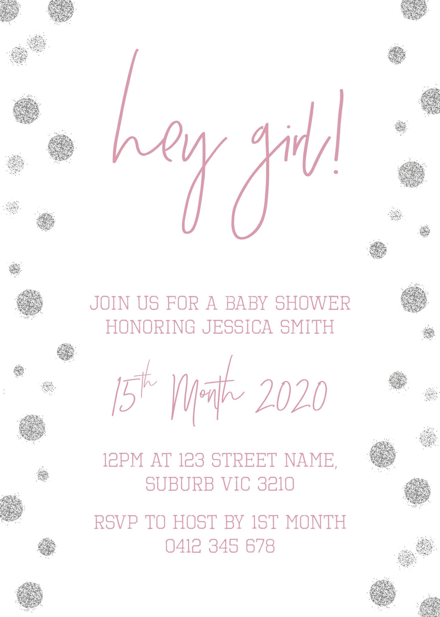 Oh Baby! Baby Shower Invitation