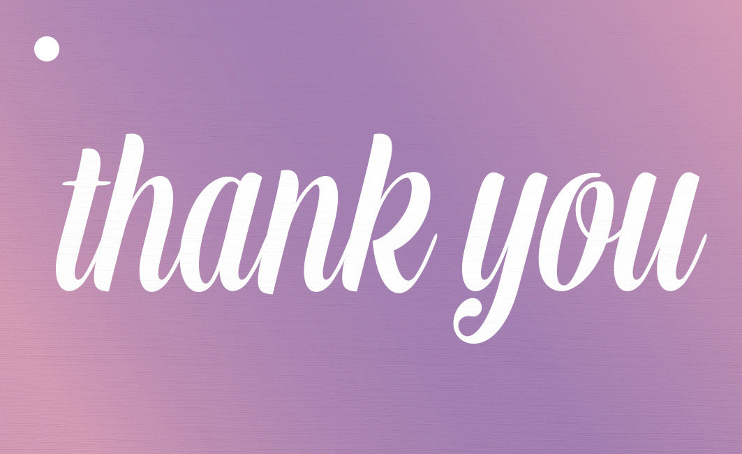 Thank You Gift Tags (pack of 5)