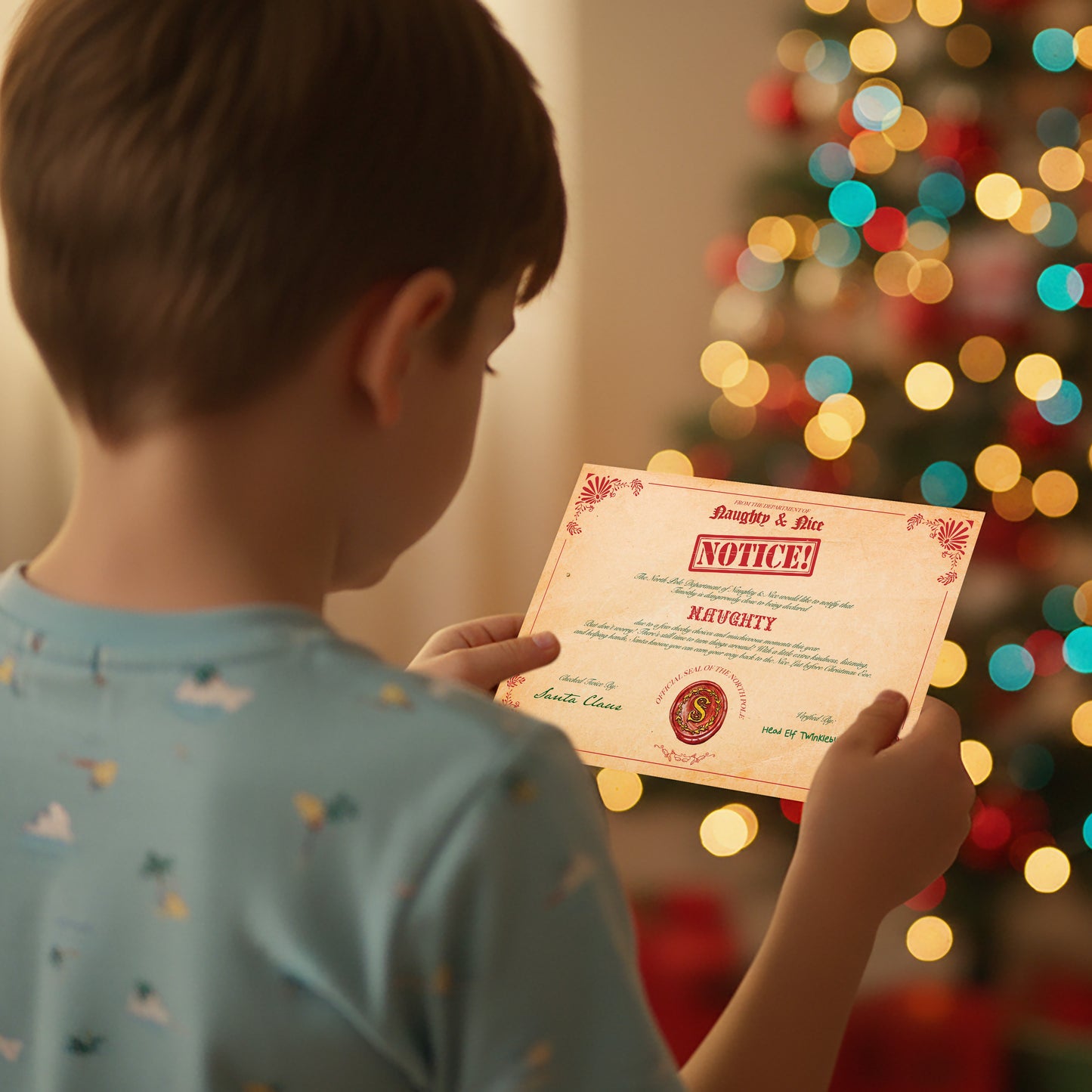 Naughty Notice & Nice Certificate