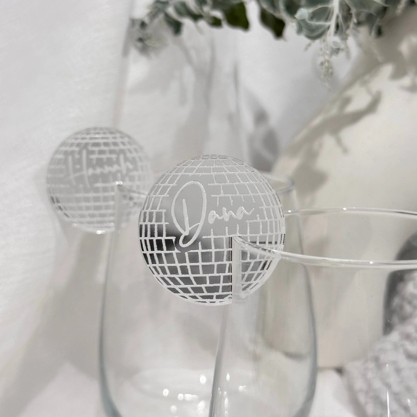Disco Drink Tags