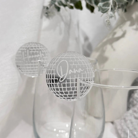 Disco Drink Tags