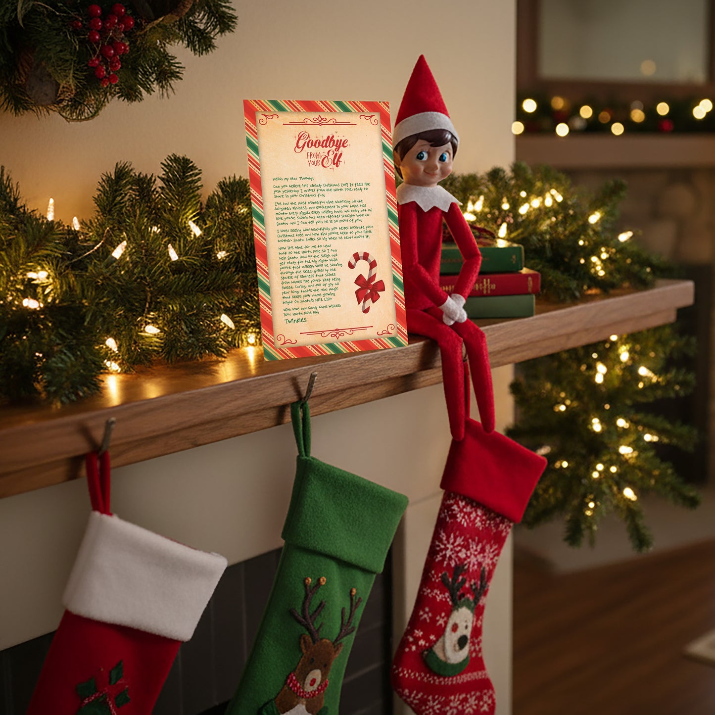 Goodbye Letter from your Elf on the Shelf