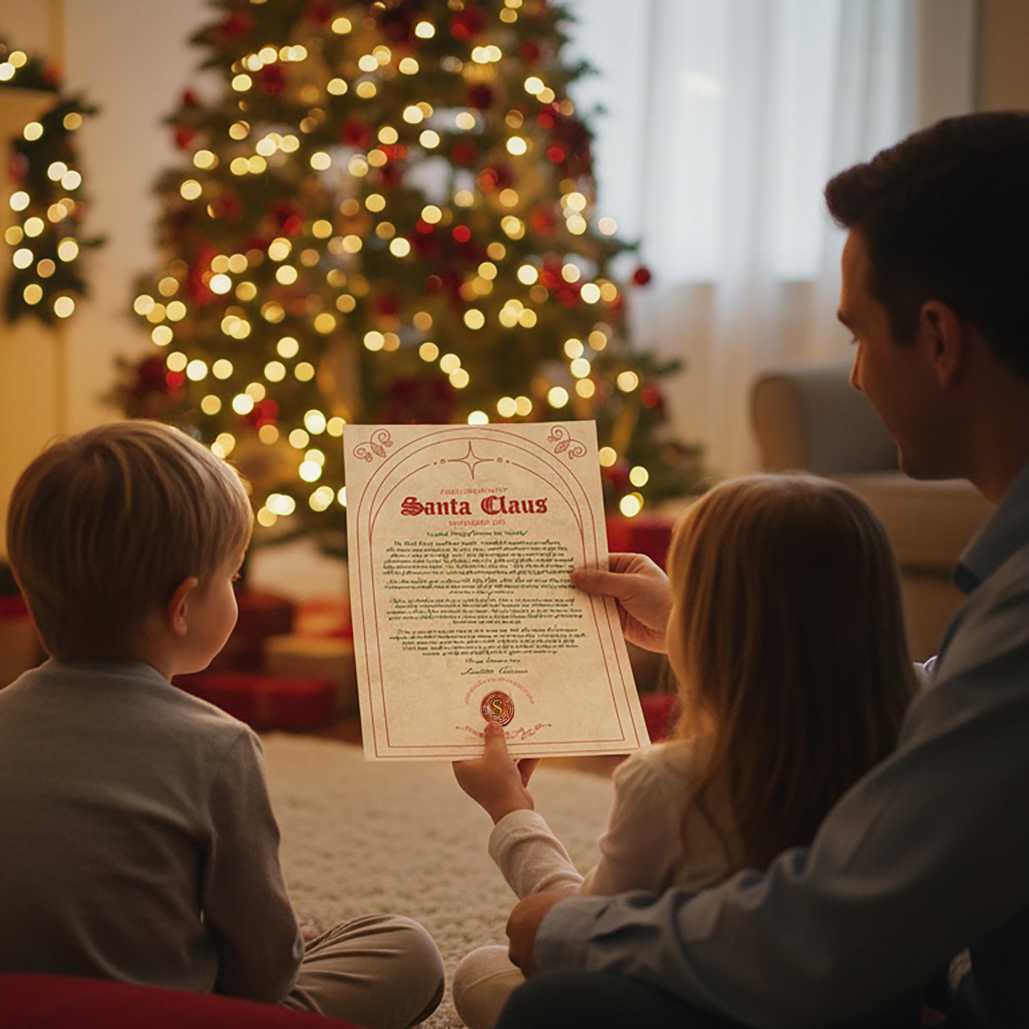 Letter From Santa - Mrs Claus' Cookie Corner