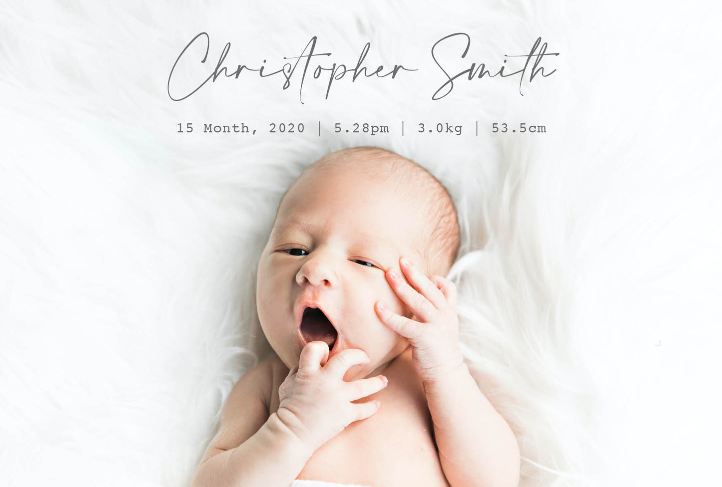 Whimsical Birth Announcement