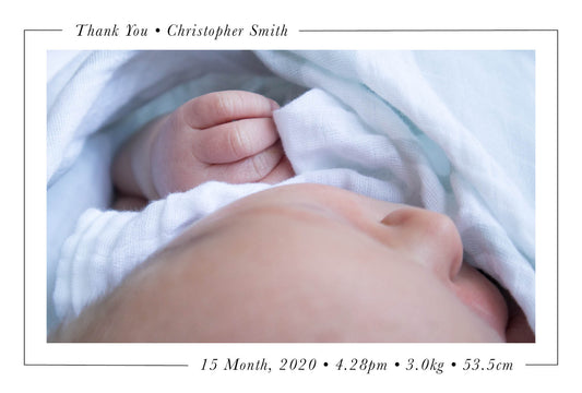 Minimal Birth Announcement